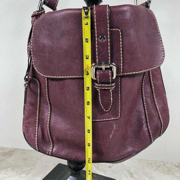 Fossil Purple Leather Crossbody - Picture 3 of 6